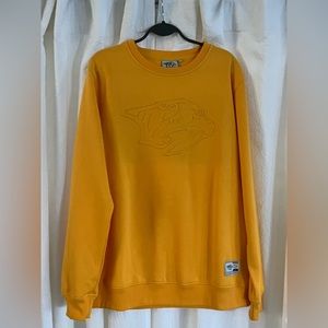 Nashville Predators crewneck sweatshirt with raised logo